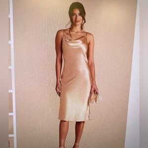 Birdy Grey gold dress size s